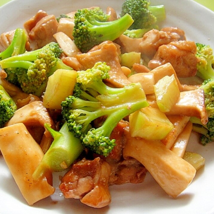 ブロッコリーと鶏肉エリンギのオイスター味噌炒め レシピ 作り方 By Mint74 楽天レシピ